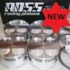 EXT-00081 Suzuki GSXR-1300 Hayabusa Ross Piston Kit 81mm 13.5:1 GEN 2 2008+